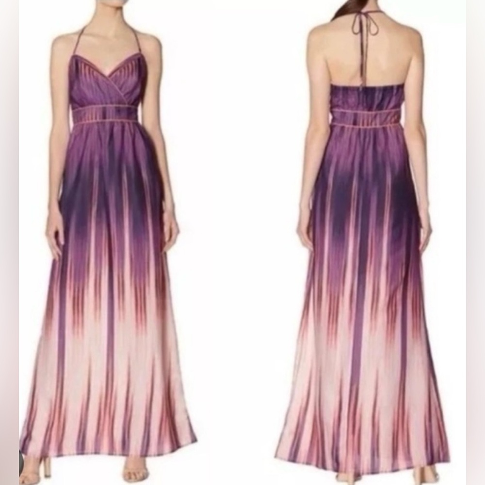 NWT The Limited Purple Ombre Halter Maxi Dress – Size 14